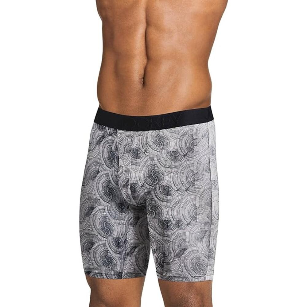 Jockey Men's Underwear Active Ultra Soft Modal 9 Boxer Brief-Black-Small-NWT-C67